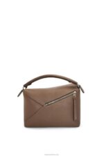 Loewe Men Puzzle Edge bag in grained calfskin 206XF541 Tundra - Image 4