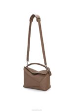 Loewe Men Puzzle Edge bag in grained calfskin 206XF541 Tundra - Image 5