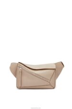 Loewe Men Small Puzzle bumbag in classic calfskin 206XF562 Sand