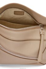 Loewe Men Small Puzzle bumbag in classic calfskin 206XF562 Sand - Image 5