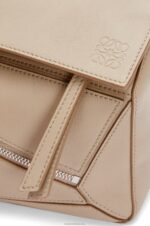 Loewe Men Small Puzzle bumbag in classic calfskin 206XF562 Sand - Image 6