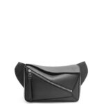 Loewe Men Small Puzzle bumbag in diamond calfskin 206XF566 Black