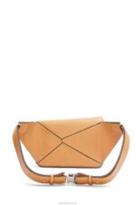 Loewe Men Small Puzzle bumbag in diamond calfskin 206XF569 Warm Desert - Image 6