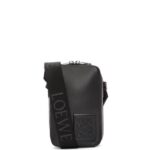 Loewe Men Vertical Crossbody Pocket in satin calfskin 206XF613 Black