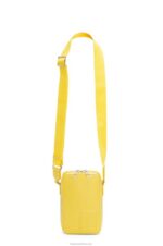 Loewe Men Vertical Crossbody Pocket in satin calfskin 206XF614 Yellow - Image 5