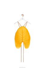 Loewe Women Alocasia Leaf top 206XF860 Bright Orange