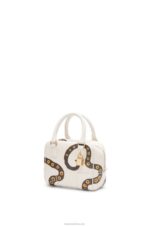 Loewe Women Amazona 16 in nappa calfskin 206XF143 Soft White - Image 2