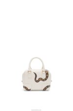 Loewe Women Amazona 16 in nappa calfskin 206XF143 Soft White - Image 4