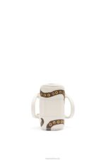Loewe Women Amazona 16 in nappa calfskin 206XF143 Soft White - Image 7