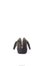Loewe Women Amazona 16 Square bag in Anagram jacquard and calfskin 206XF139 Navy/Black - Image 5