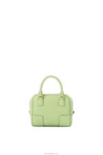 Loewe Women Amazona 16 Square bag in nappa calfskin 206XF137 Light Pale Green - Image 5