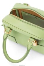 Loewe Women Amazona 16 Square bag in nappa calfskin 206XF137 Light Pale Green - Image 6