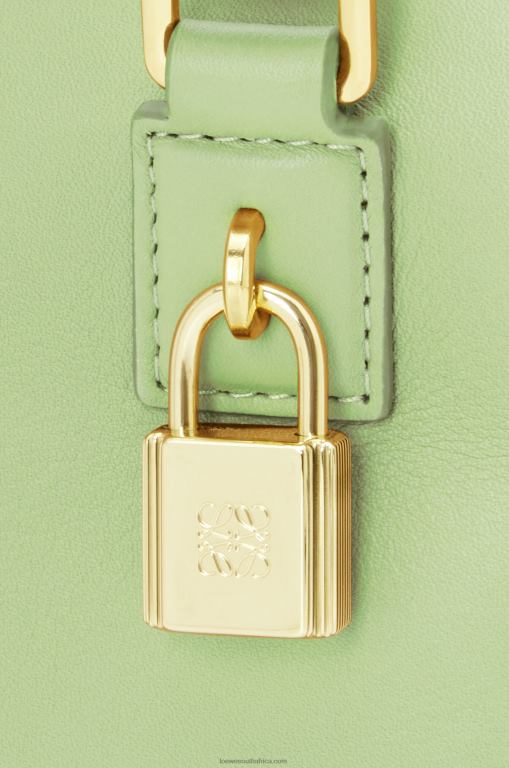 Loewe Women Amazona 16 Square bag in nappa calfskin 206XF137 Light Pale Green - Image 9