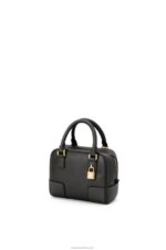 Loewe Women Amazona 16 Square bag in nappa calfskin 206XF140 Black - Image 7