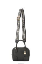 Loewe Women Amazona 16 Square bag in nappa calfskin 206XF140 Black - Image 10