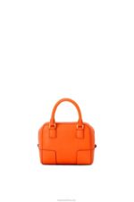 Loewe Women Amazona 16 Square bag in nappa calfskin 206XF145 Orange - Image 5