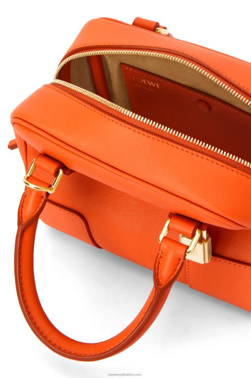 Loewe Women Amazona 16 Square bag in nappa calfskin 206XF145 Orange - Image 6