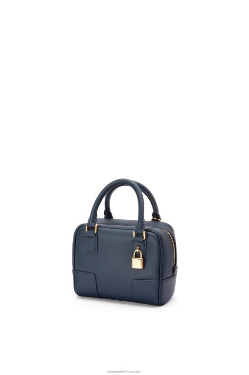 Loewe Women Amazona 16 Square bag in nappa calfskin 206XF158 Onyx Blue - Image 3