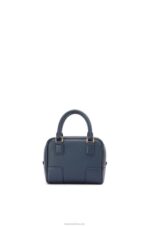 Loewe Women Amazona 16 Square bag in nappa calfskin 206XF158 Onyx Blue - Image 5
