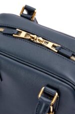Loewe Women Amazona 16 Square bag in nappa calfskin 206XF158 Onyx Blue - Image 9