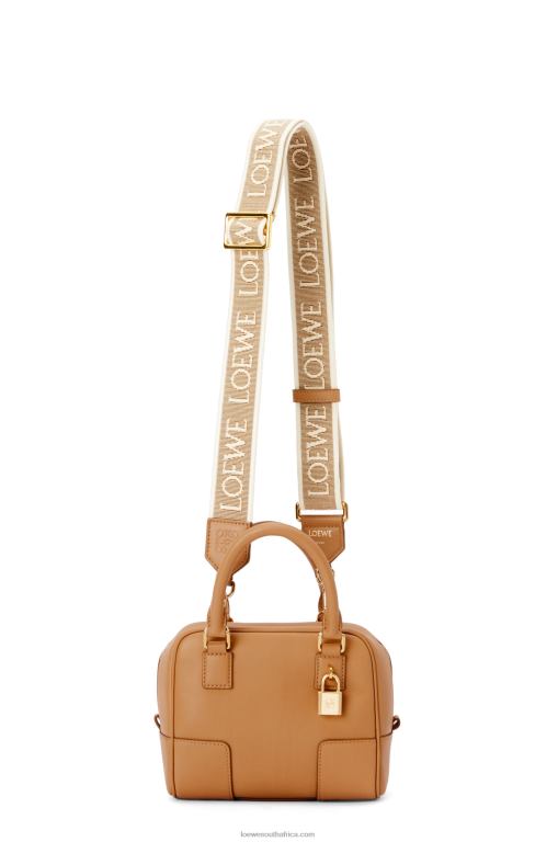 Loewe Women Amazona 16 Square bag in nappa calfskin 206XF164 Warm Desert - Image 10