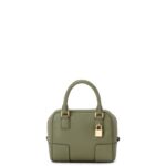 Loewe Women Amazona 16 Square bag in nappa calfskin 206XF165 Avocado Green