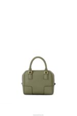 Loewe Women Amazona 16 Square bag in nappa calfskin 206XF165 Avocado Green - Image 5
