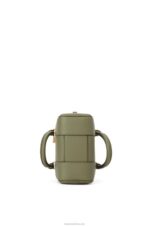 Loewe Women Amazona 16 Square bag in nappa calfskin 206XF165 Avocado Green - Image 8