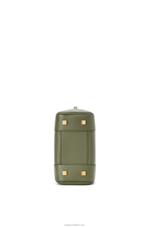 Loewe Women Amazona 19 square bag in nappa calfskin 206XF166 Avocado Green - Image 8