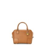 Loewe Women Amazona 19 square bag in nappa calfskin 206XF167 Warm Desert