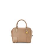 Loewe Women Amazona 19 square bag in nappa calfskin 206XF170 Mink Color