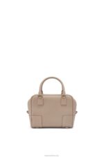 Loewe Women Amazona 19 square bag in soft grained calfskin 206XF155 Sand - Image 6