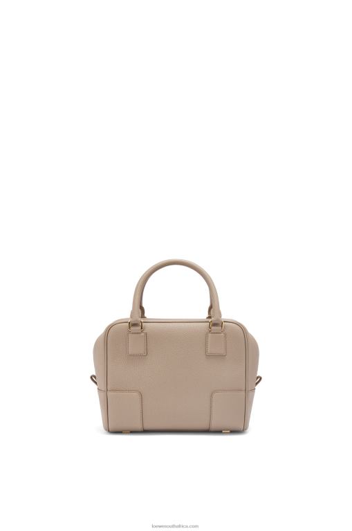 Loewe Women Amazona 19 square bag in soft grained calfskin 206XF155 Sand - Image 6