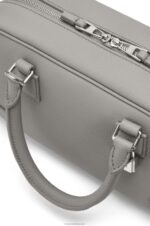 Loewe Women Amazona 23 bag in soft grained calfskin 206XF133 Pearl Grey - Image 7