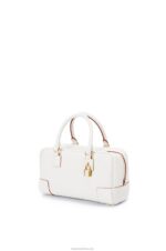 Loewe Women Amazona 23 bag in soft grained calfskin 206XF151 Soft White - Image 2