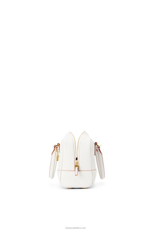 Loewe Women Amazona 23 bag in soft grained calfskin 206XF151 Soft White - Image 3