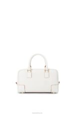 Loewe Women Amazona 23 bag in soft grained calfskin 206XF151 Soft White - Image 4