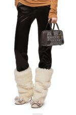 Loewe Women Amazona 23 in Anagram jacquard and calfskin 206XF150 Navy/Black - Image 2