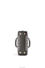 Loewe Women Amazona 23 in Anagram jacquard and calfskin 206XF150 Navy/Black - Image 7