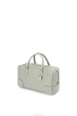 Loewe Women Amazona 28 bag in nappa calfskin 206XF136 Ash Grey - Image 3