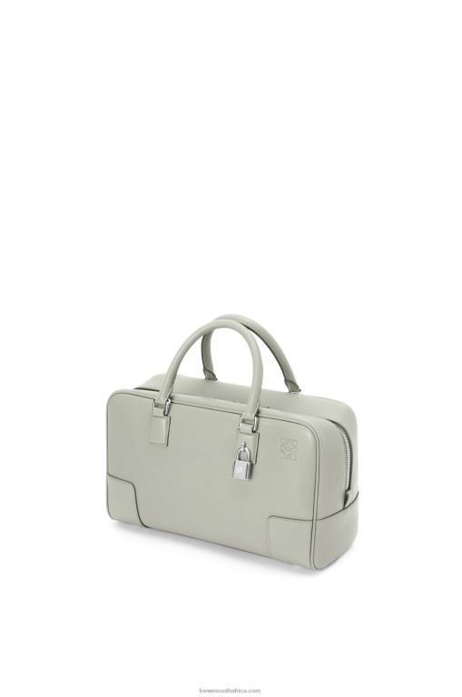 Loewe Women Amazona 28 bag in nappa calfskin 206XF136 Ash Grey - Image 3