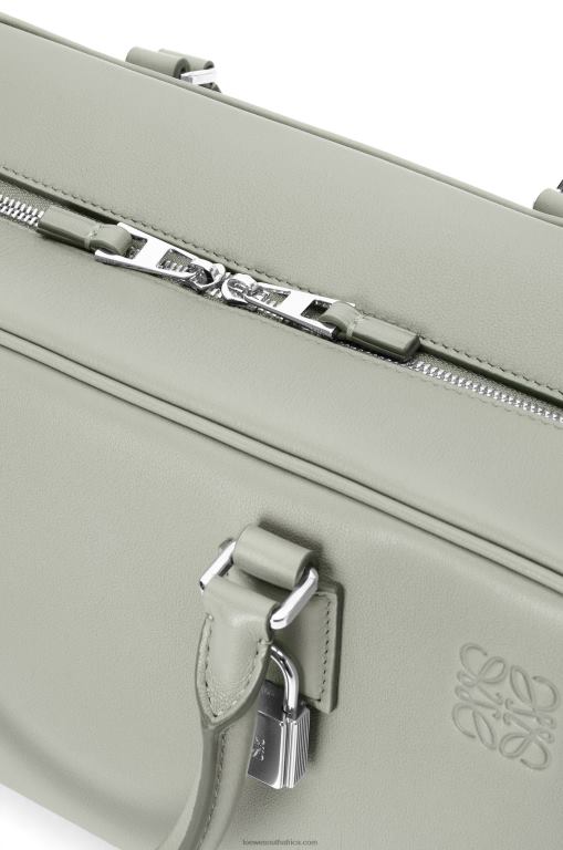 Loewe Women Amazona 28 bag in nappa calfskin 206XF136 Ash Grey - Image 8