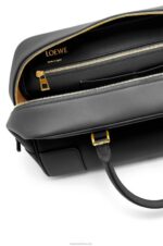 Loewe Women Amazona 28 bag in nappa calfskin 206XF141 Black - Image 9
