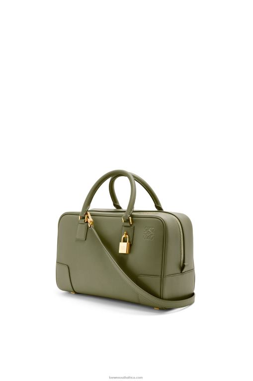 Loewe Women Amazona 28 bag in nappa calfskin 206XF156 Avocado Green - Image 5