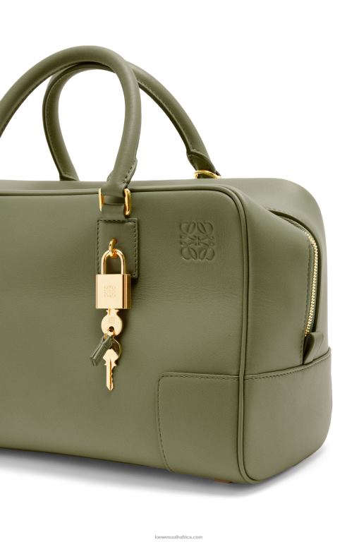 Loewe Women Amazona 28 bag in nappa calfskin 206XF156 Avocado Green - Image 8