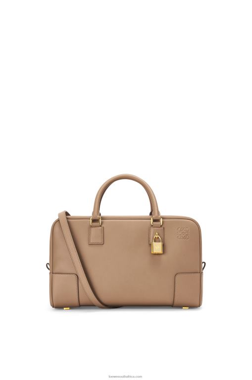 Loewe Women Amazona 28 bag in nappa calfskin 206XF169 Mink Color - Image 3