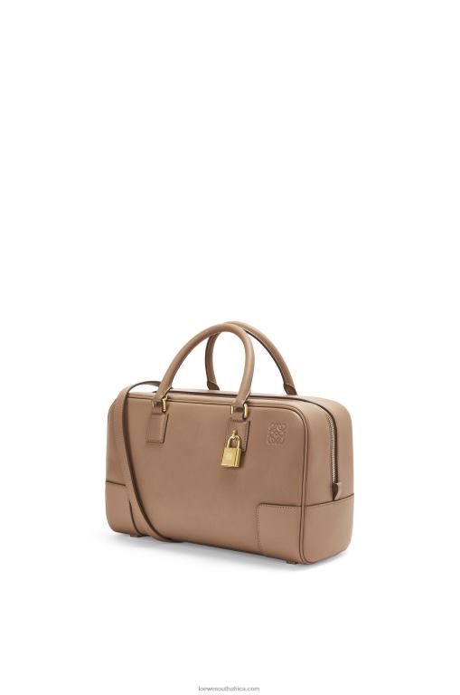 Loewe Women Amazona 28 bag in nappa calfskin 206XF169 Mink Color - Image 4