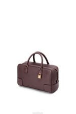 Loewe Women Amazona 28 bag in nappa calfskin 206XF173 Prune - Image 3