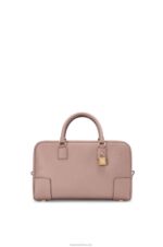 Loewe Women Amazona 28 bag in nappa calfskin 206XF174 Dark Blush