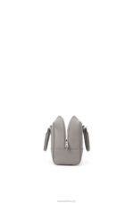 Loewe Women Amazona 28 bag in soft grained calfskin 206XF134 Pearl Grey - Image 5